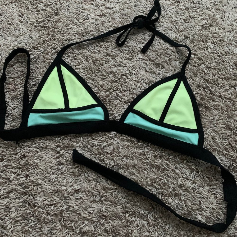 Xhilaration Triangle Swim Bikini Top